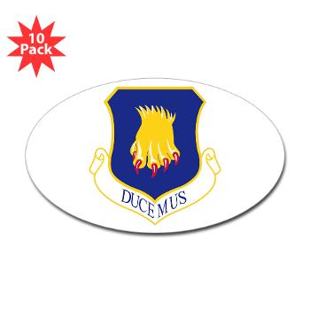 22ARW - M01 - 01 - 22nd Air Refueling Wing - Sticker (Oval 10 pk)