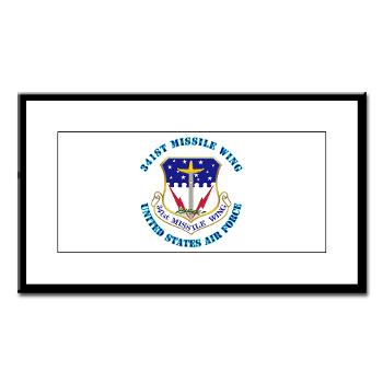 341MW - M01 - 02 - 341st Missile Wing with Text - Small Framed Print