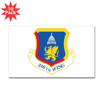 36W - M01 - 01 - 36th Wing - Sticker (Rectangle 10 pk) - Click Image to Close