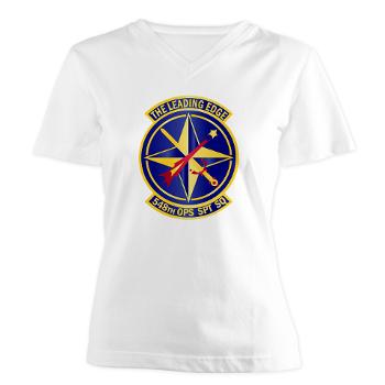 548OSS - A01 - 04 - 548th Operations Support Squadron - Women's V-Neck T-Shirt