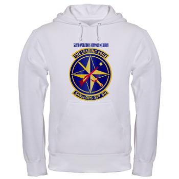 548OSS - A01 - 03 - 548th Operations Support Squadron with Text - Hooded Sweatshirt