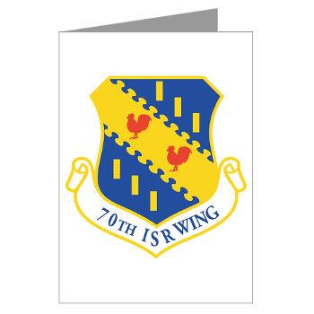70ISRW - M01 - 02 - 70th ISR Wing - Greeting Cards (Pk of 20) - Click Image to Close