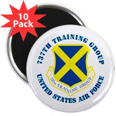 737TG - M01 - 01 - 737th Training Group with Text - 2.25" Magnet (10 pack) - Click Image to Close