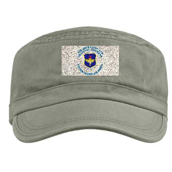 AETC - A01 - 01 - Air Education and Training Command with Text - Military Cap - Click Image to Close